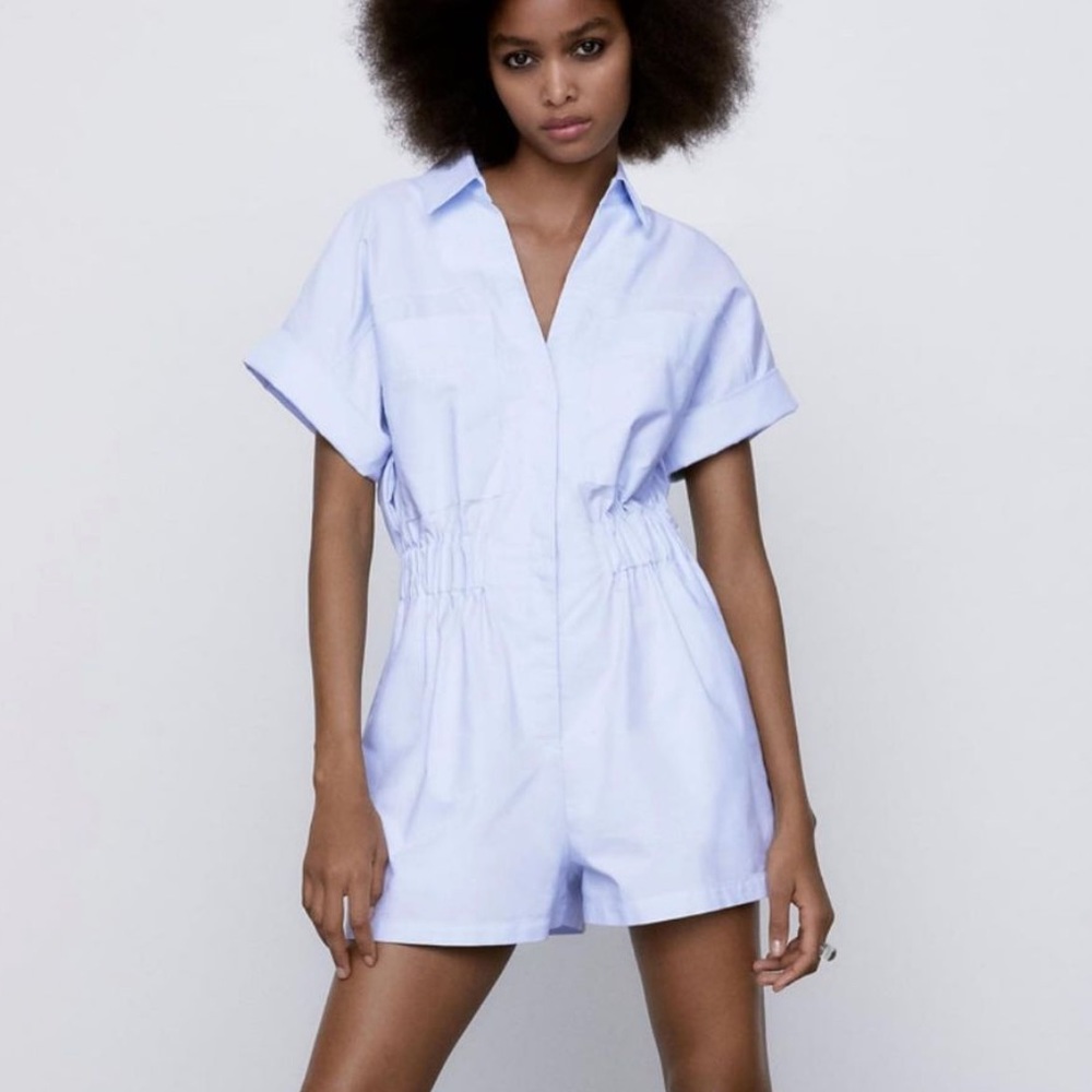 Oxford Short Jumpsuit
